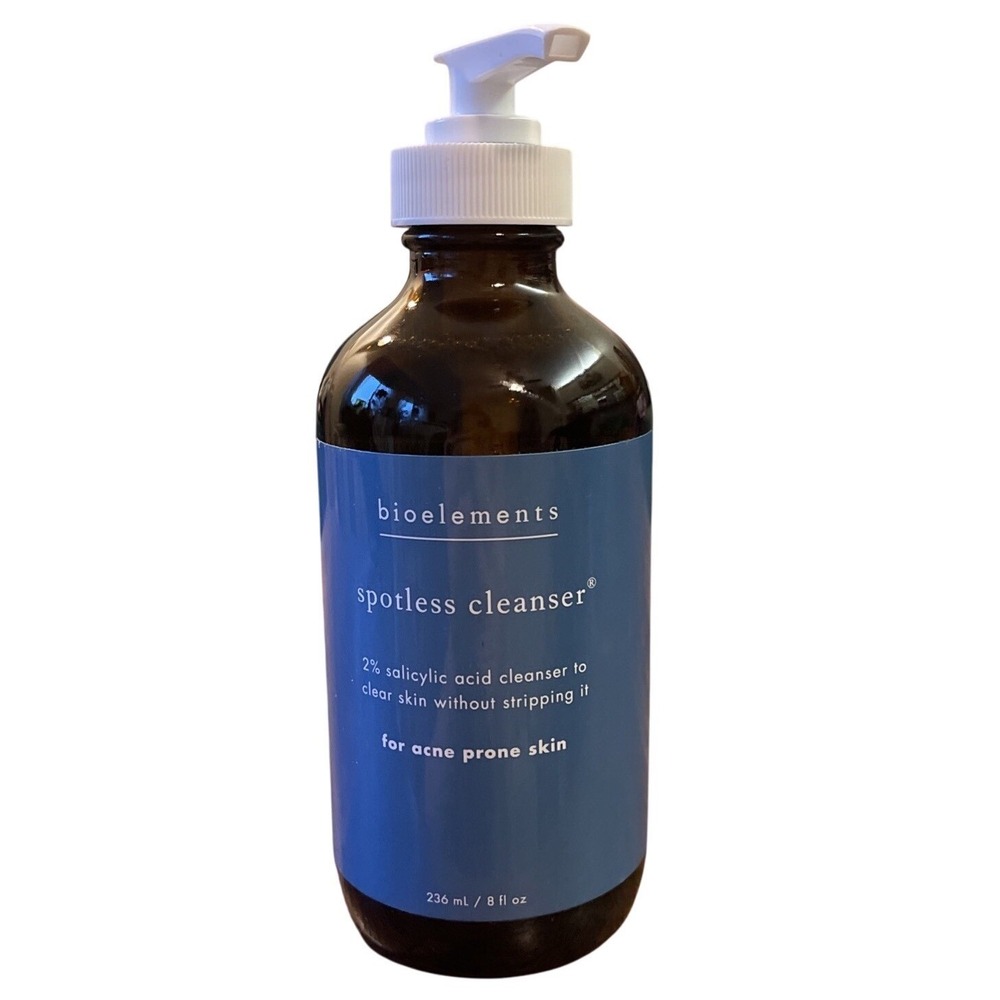 Bioelements Spotless Cleaner For Acne Prone Skin‎ 8oz New Salicylic Acid